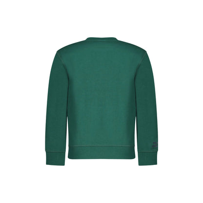 North Sails Felpa Bambino Verde Girocollo Felpata Logo Felpe unisex - vista 2