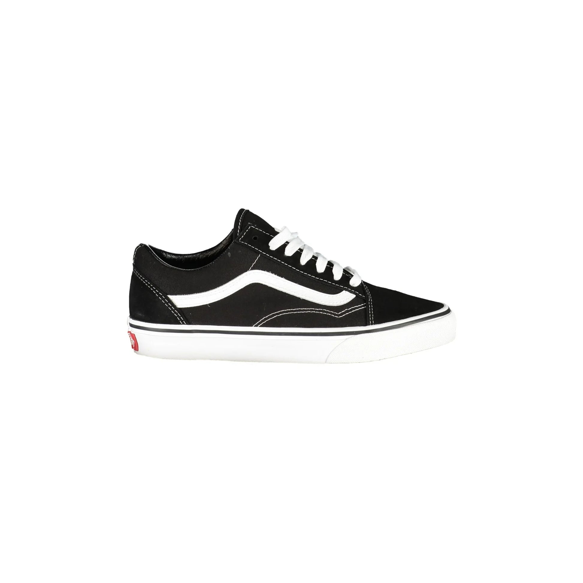 Vans Sneakers Donna Nere Dettagli a Contrasto Logo Nero - foto prodotto