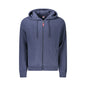 Norway 1963 Felpa Uomo Blu con Zip Pile Cappuccio Ricamo Logo Felpe - foto prodotto