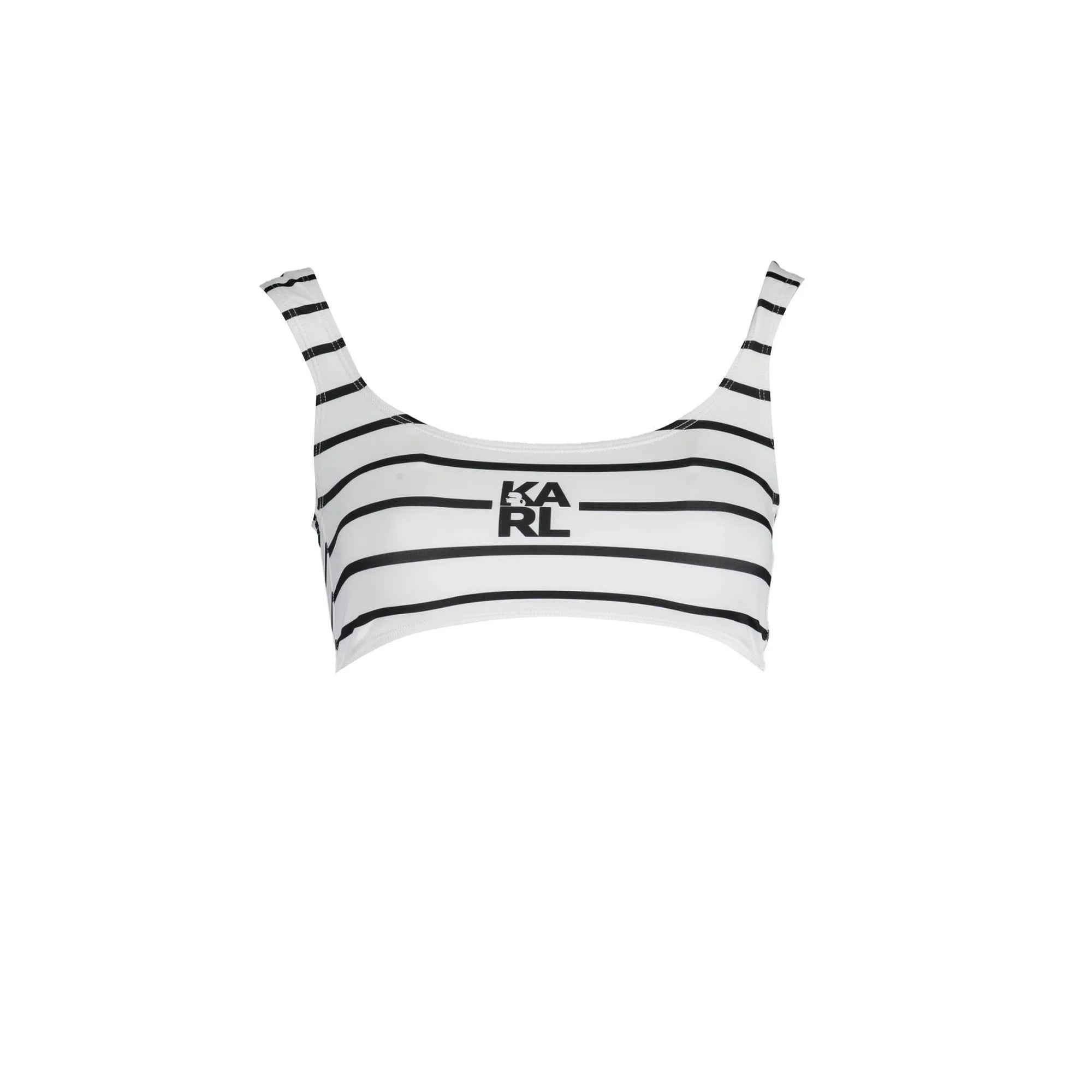 KARL LAGERFELD BEACHWEAR COSTUME PARTE SOPRA DONNA BIANCO