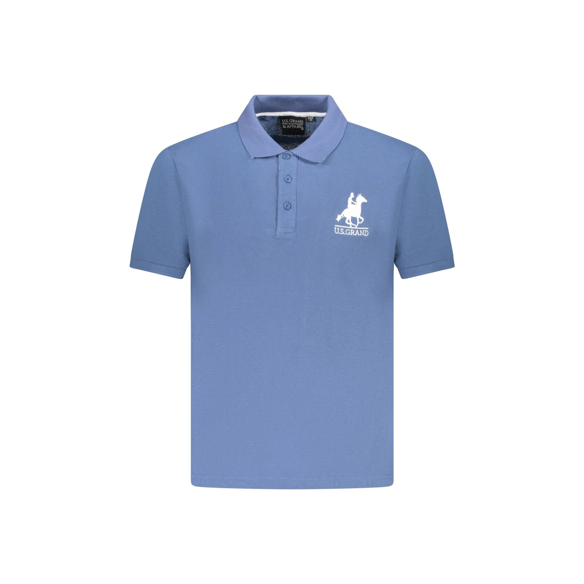 U.S. GRAND POLO POLO MANICHE CORTE UOMO BLU