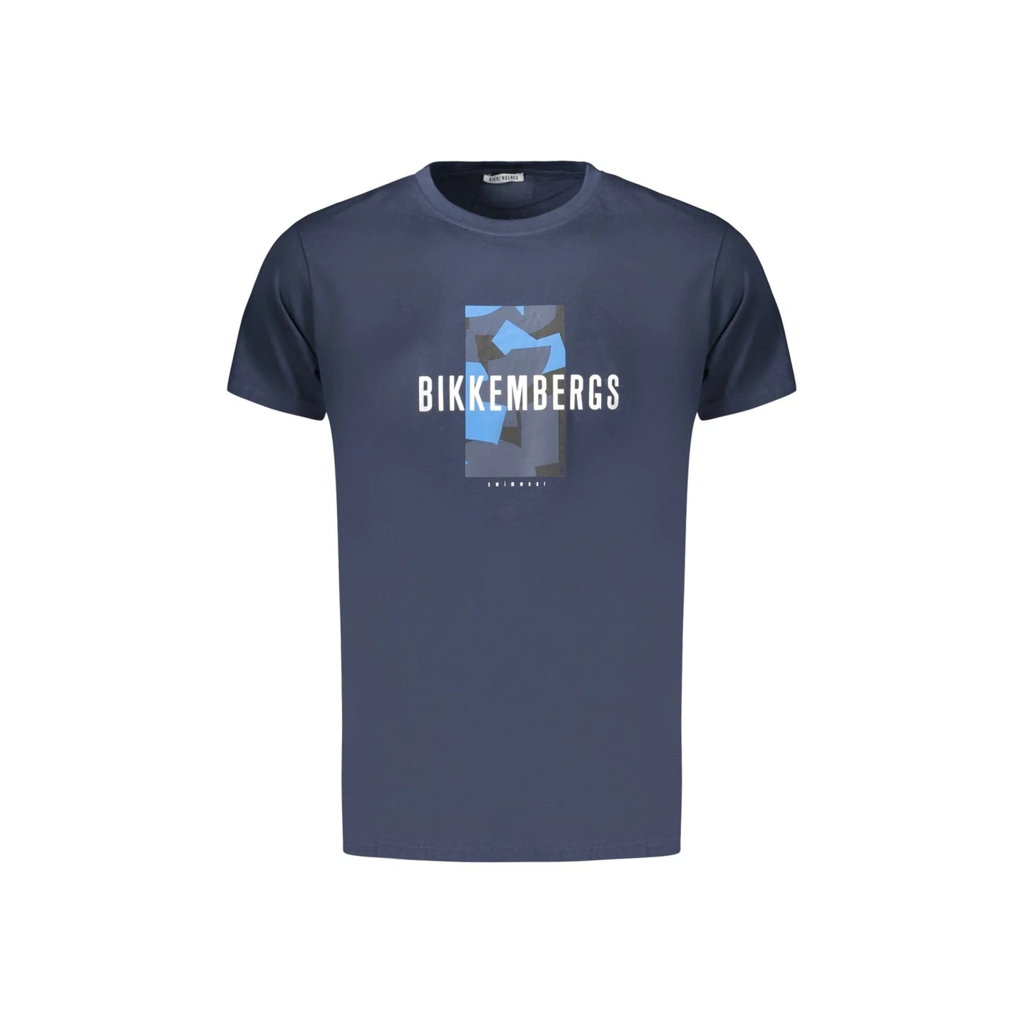 BIKKEMBERGS T-SHIRT MANICHE CORTE UOMO BLU