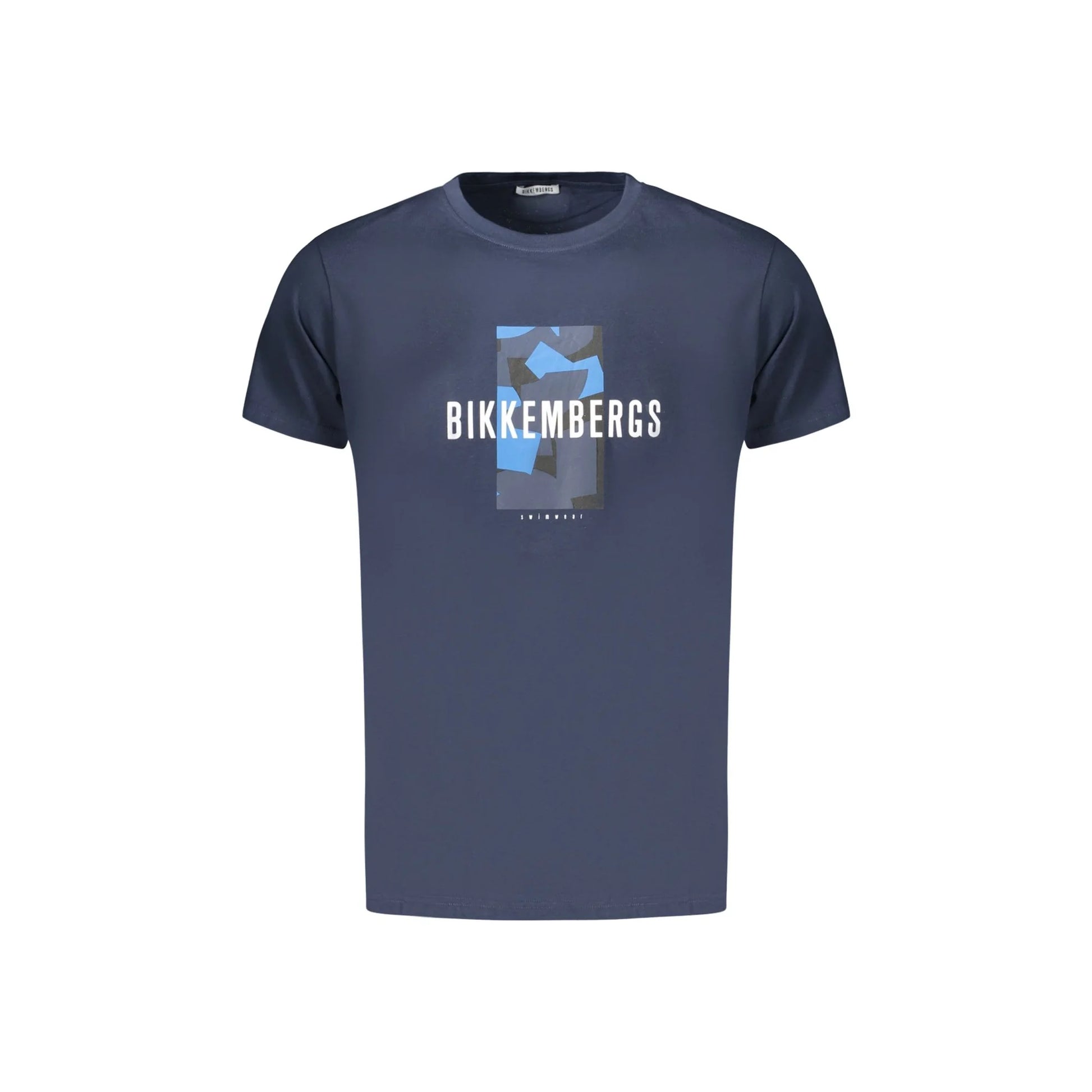 BIKKEMBERGS T-SHIRT MANICHE CORTE UOMO BLU