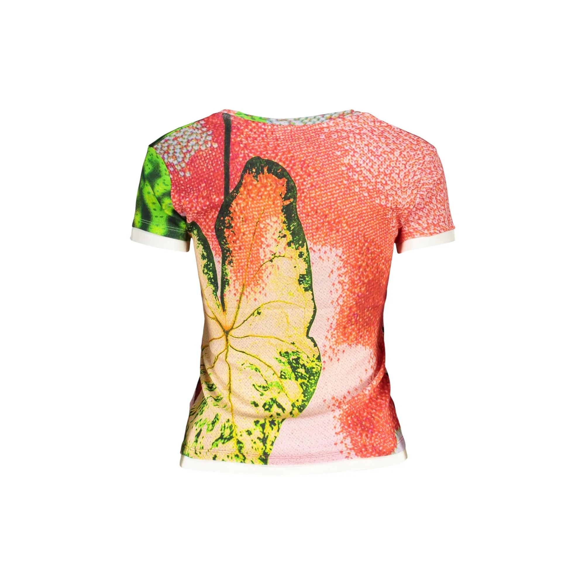 DESIGUAL T-SHIRT MANICHE CORTE DONNA ROSSO