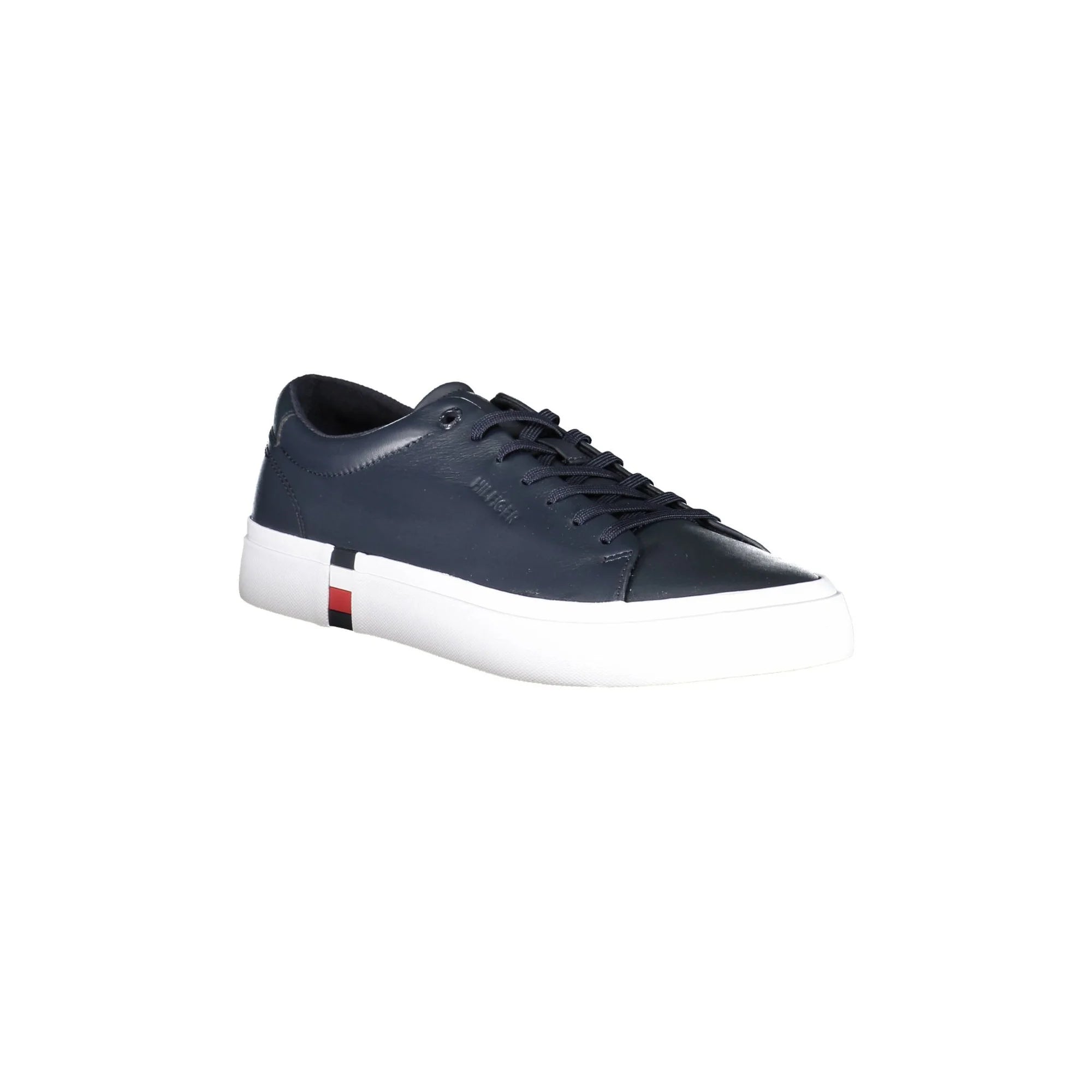 TOMMY HILFIGER Scarpe Sneakers Uomo Blu con Lacci e Logo - vista 2