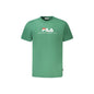 Fila T-Shirt Maniche Corte Uomo Verde Ricamo - foto prodotto