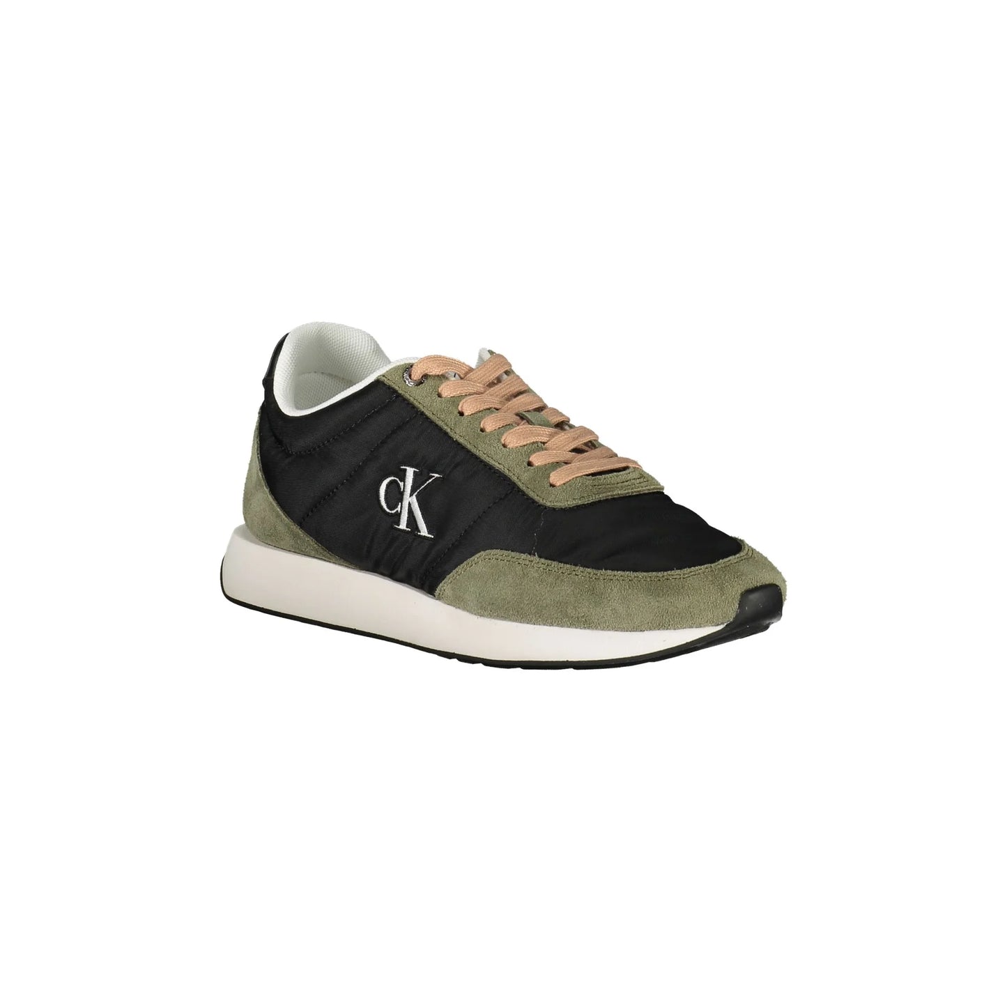 CALVIN KLEIN Sneakers Donna Nere con Lacci e Dettagli in Verde nero - vista 2