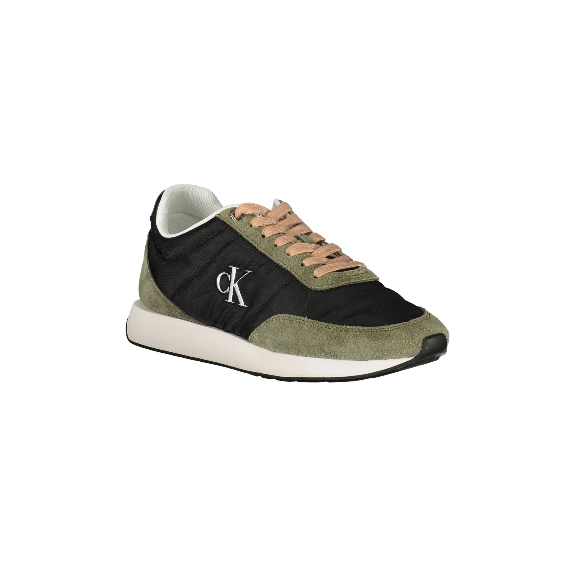 CALVIN KLEIN Sneakers Donna Nere con Lacci e Dettagli in Verde nero - vista 2