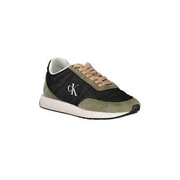 CALVIN KLEIN Sneakers Donna Nere con Lacci e Dettagli in Verde nero - vista 2
