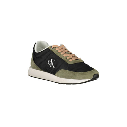 CALVIN KLEIN Sneakers Donna Nere con Lacci e Dettagli in Verde nero - vista 2