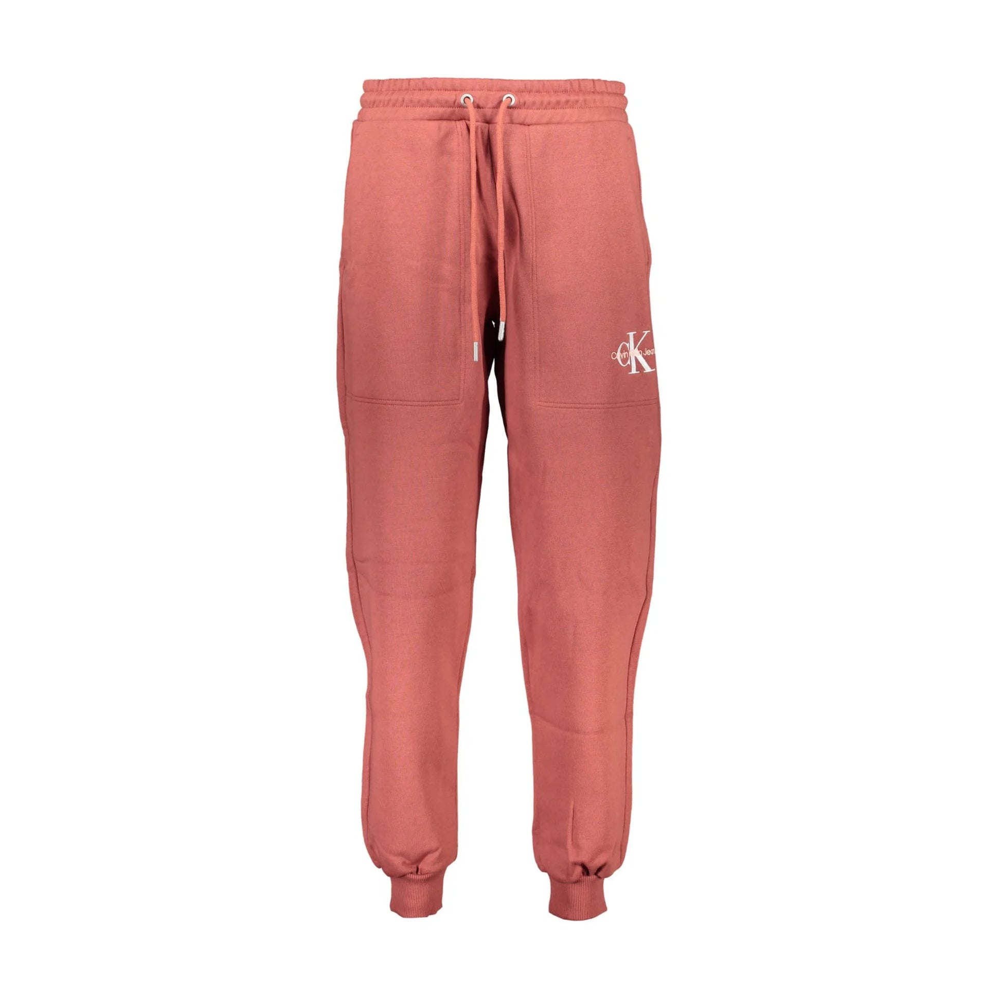 Calvin Klein Pantaloni Donna Rossi Ricamo Rosso - foto prodotto