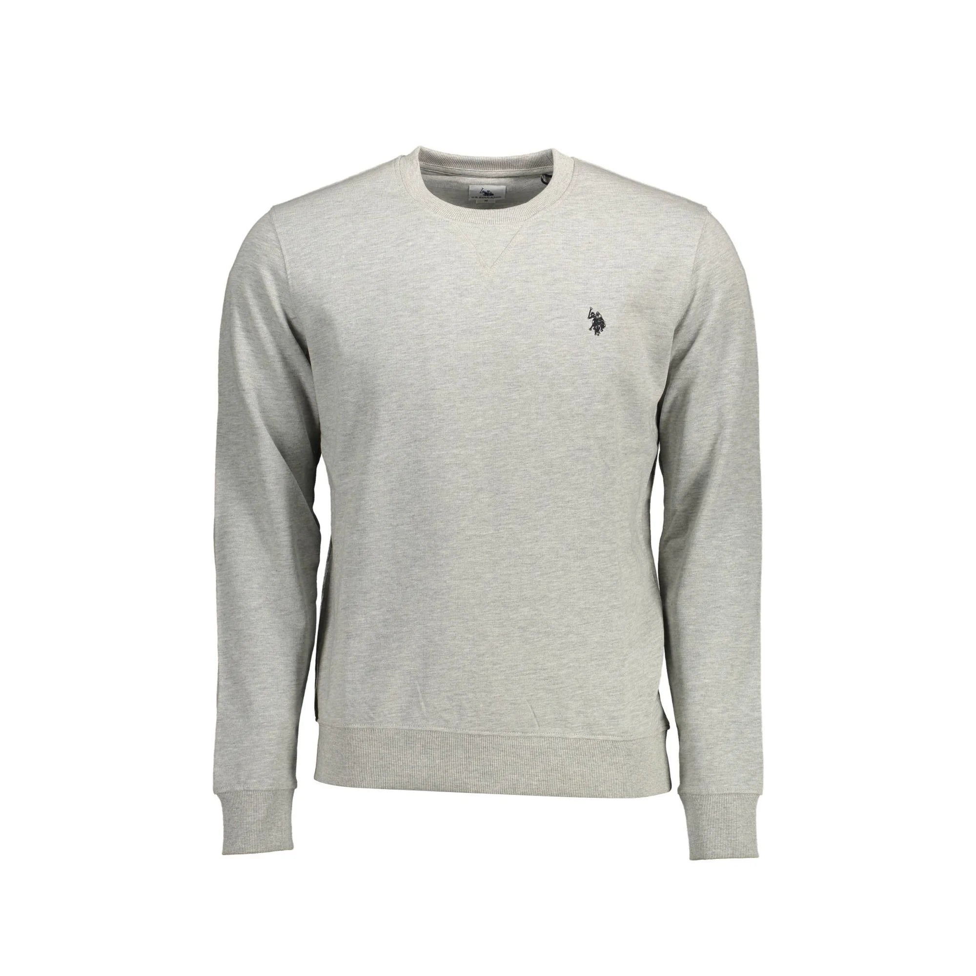U.S. POLO FELPA SENZA ZIP UOMO GRIGIO