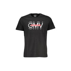 Gian Marco Venturi T-Shirt Maniche Corte Uomo Nera Stampa