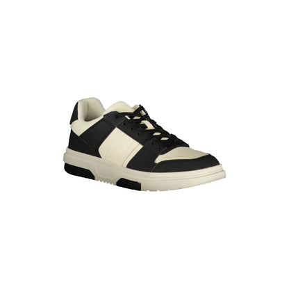 TOMMY HILFIGER Scarpe Sneakers Uomo Nere con Lacci e Logo nero - vista 2