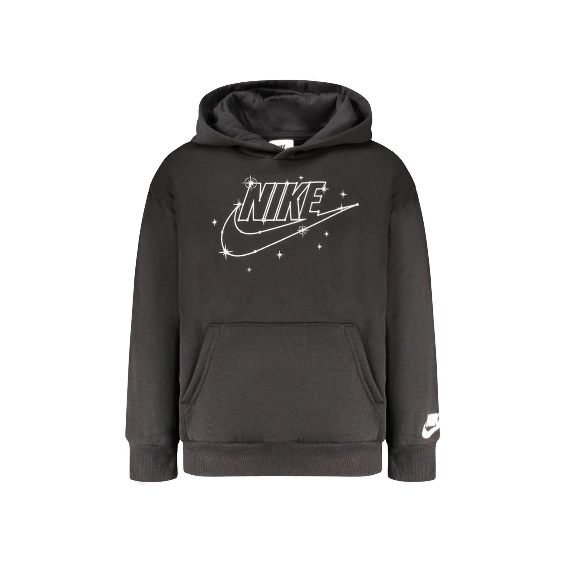 Nike Felpa Maniche Lunghe Unisex Nera Stampa Logo Felpe Nero - foto prodotto