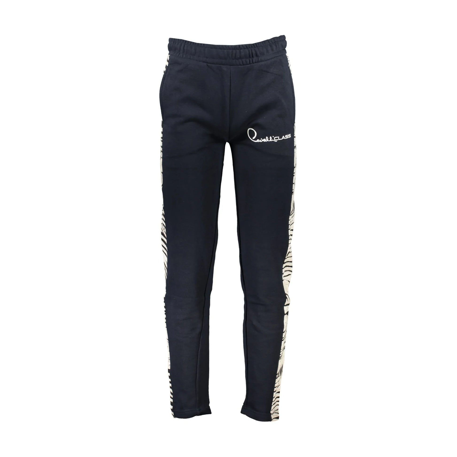Cavalli Class Pantaloni Uomo Blu Stampa Logo - foto prodotto
