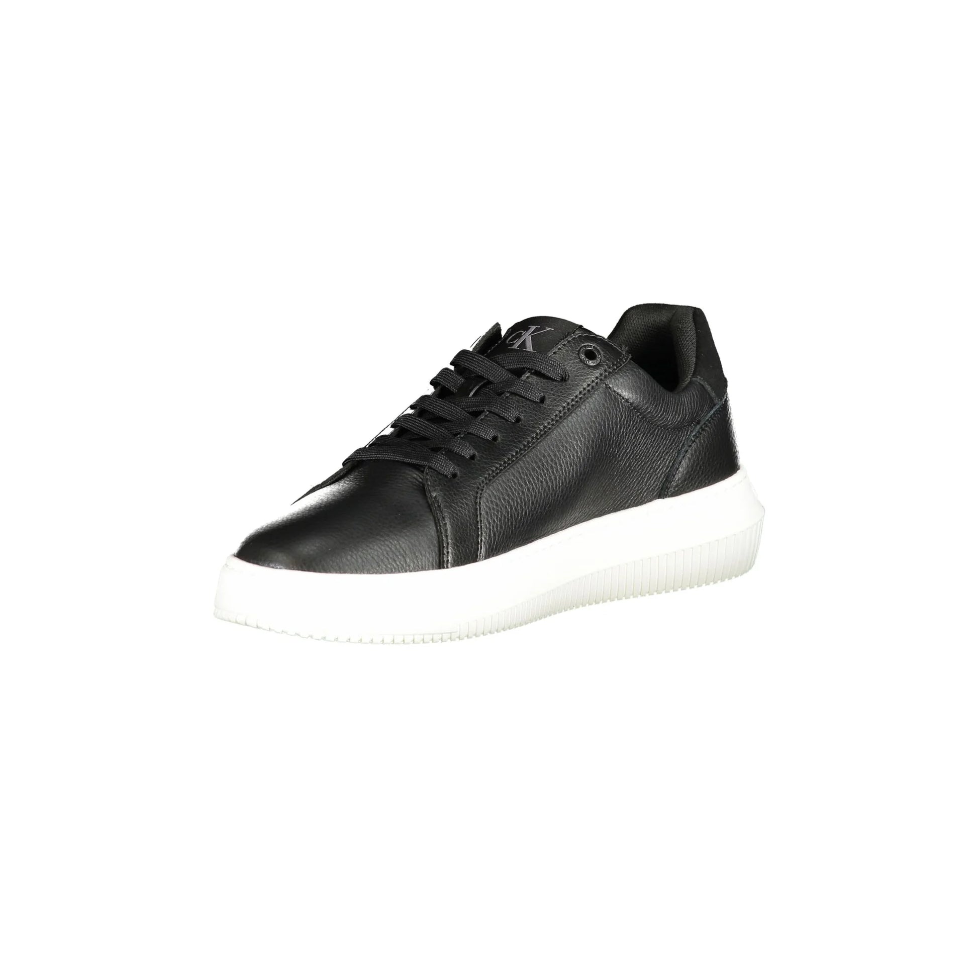 CALVIN KLEIN Scarpe Sneakers Uomo Nere con Dettagli a Contrasto nero - vista 3
