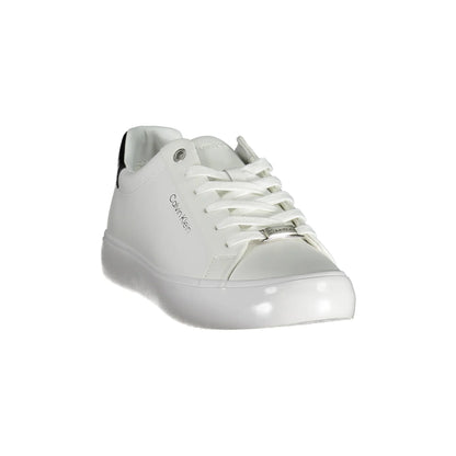 CALVIN KLEIN Sneakers Donna Bianche con Dettagli a Contrasto bianco - vista 2