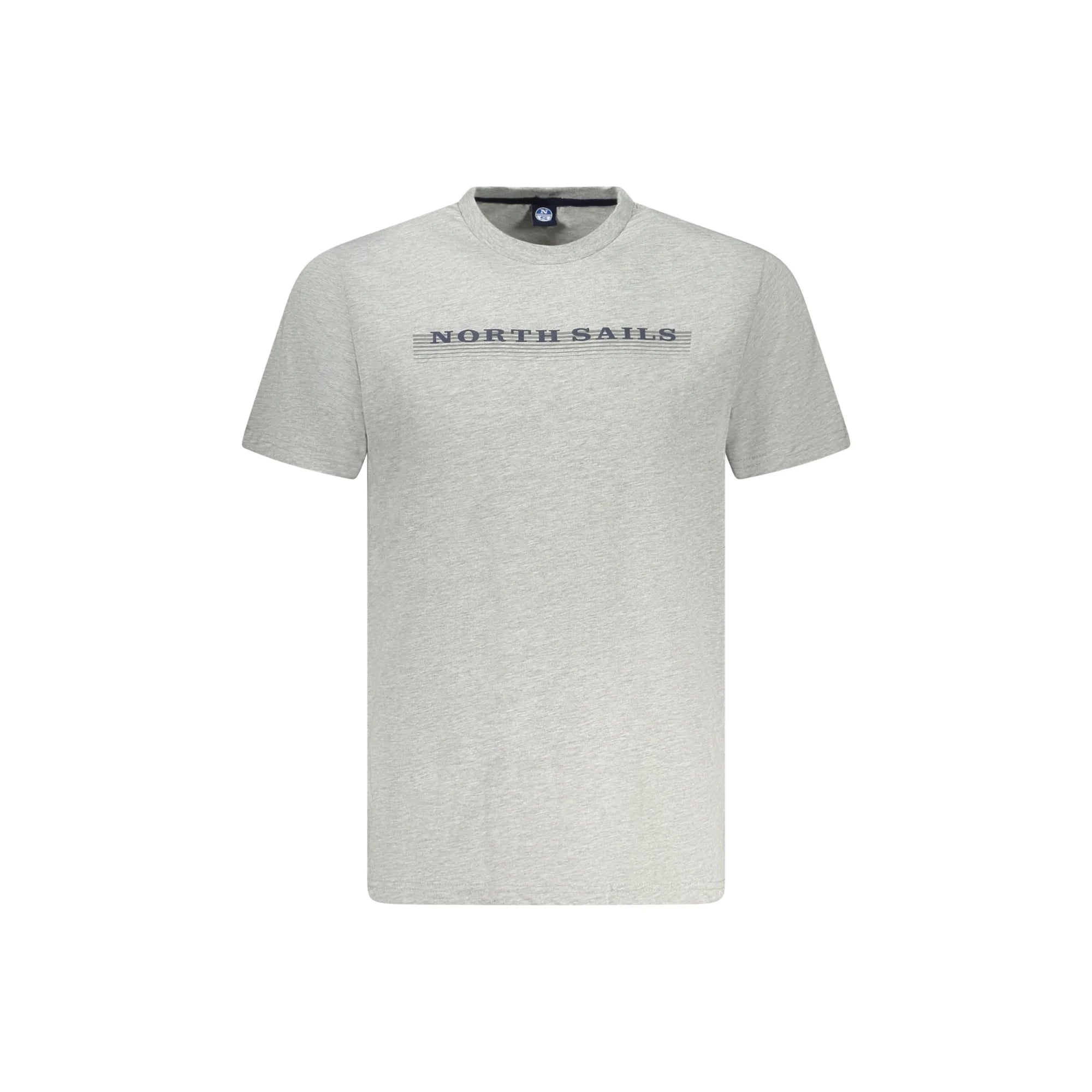 North Sails T-Shirt Maniche Corte Uomo Grigia Stampa Logo Grigio - foto prodotto