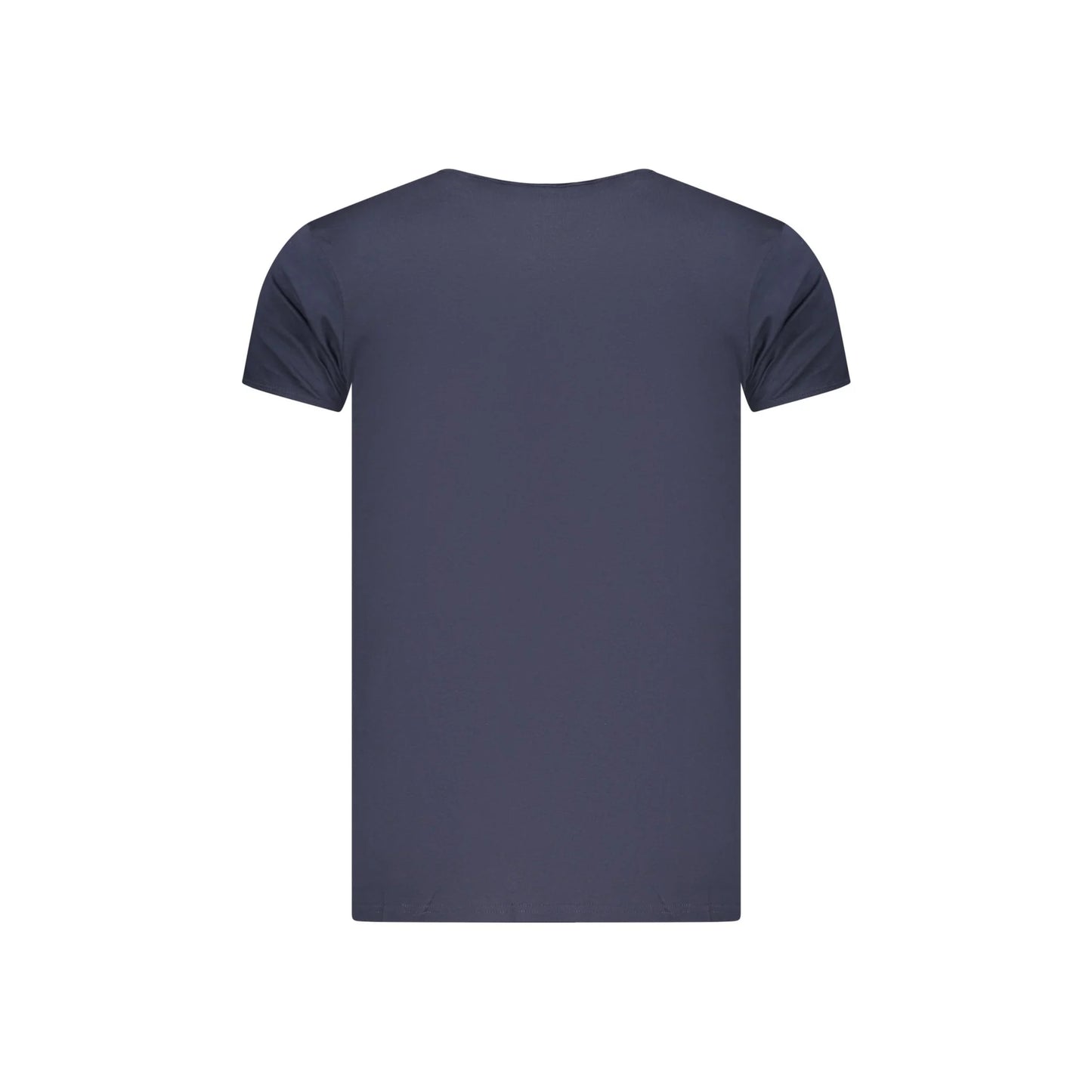 Cavalli Class T-Shirt Uomo Blu Girocollo Cotone Stampa Logo - vista 2