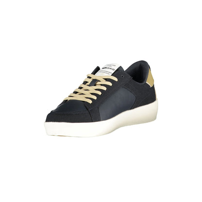 Gas Sneakers Uomo Blu Lacci Plantare Removibile Logo - vista 3