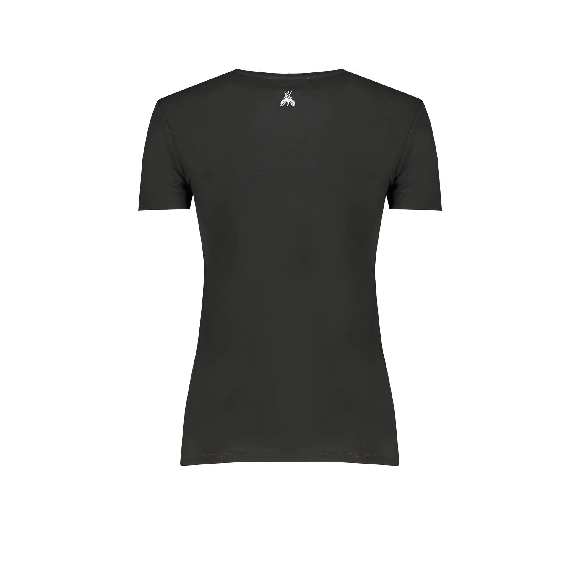 PATRIZIA PEPE T-SHIRT MANICHE CORTE DONNA NERO