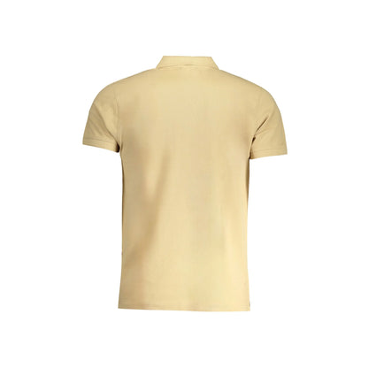 Cavalli Class Polo Maniche Corte Uomo beige Stampa Logo - vista 2