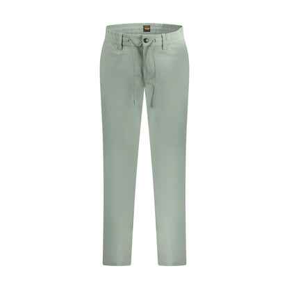 Boss Pantaloni Uomo Verde Chino Tapered Fit - foto prodotto