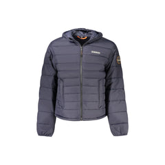 Napapijri Veste Homme Bleu à Capuche avec Logo