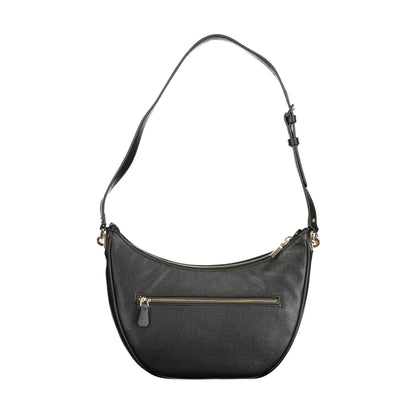 Guess Jeans Borsa a Tracolla Donna Nera Chiusura con Zip Borse nero - vista 2