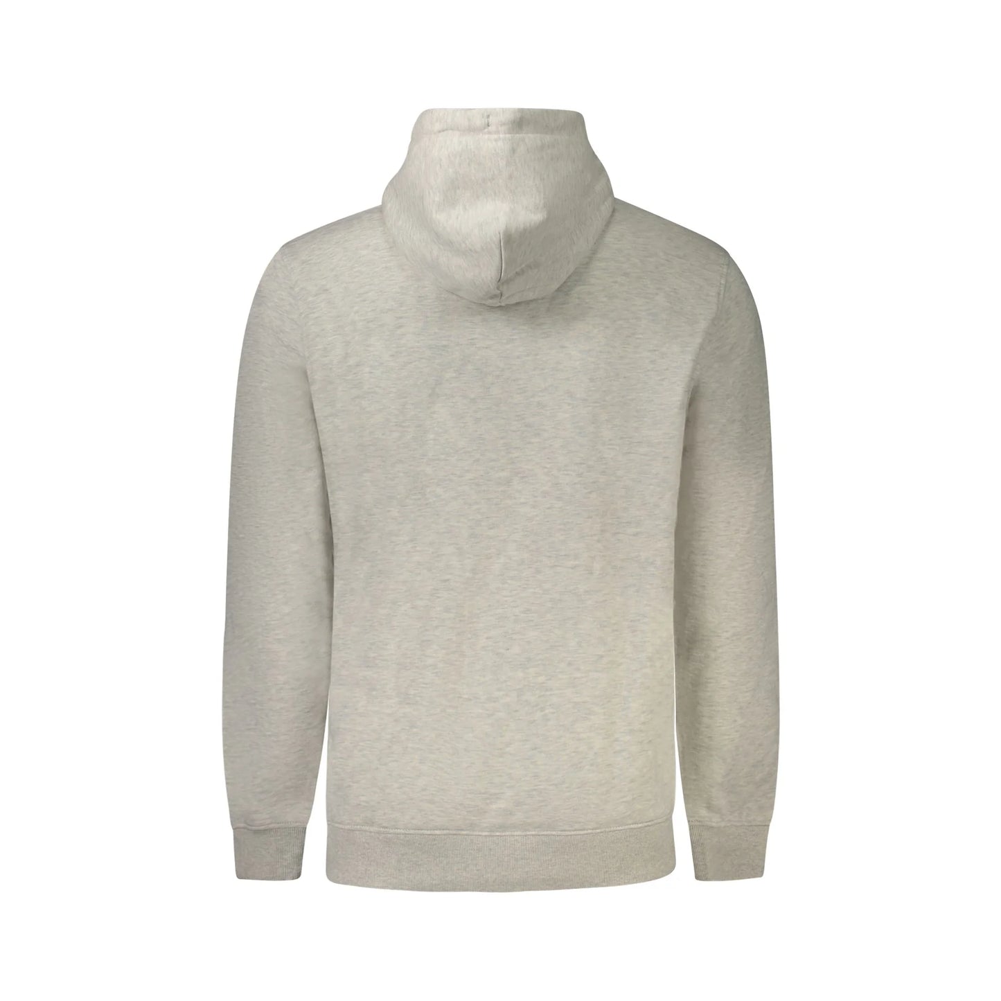 Tommy Hilfiger Felpa Uomo Grigia Cappuccio Felpata Tascone Logo Felpe grigio - vista 2