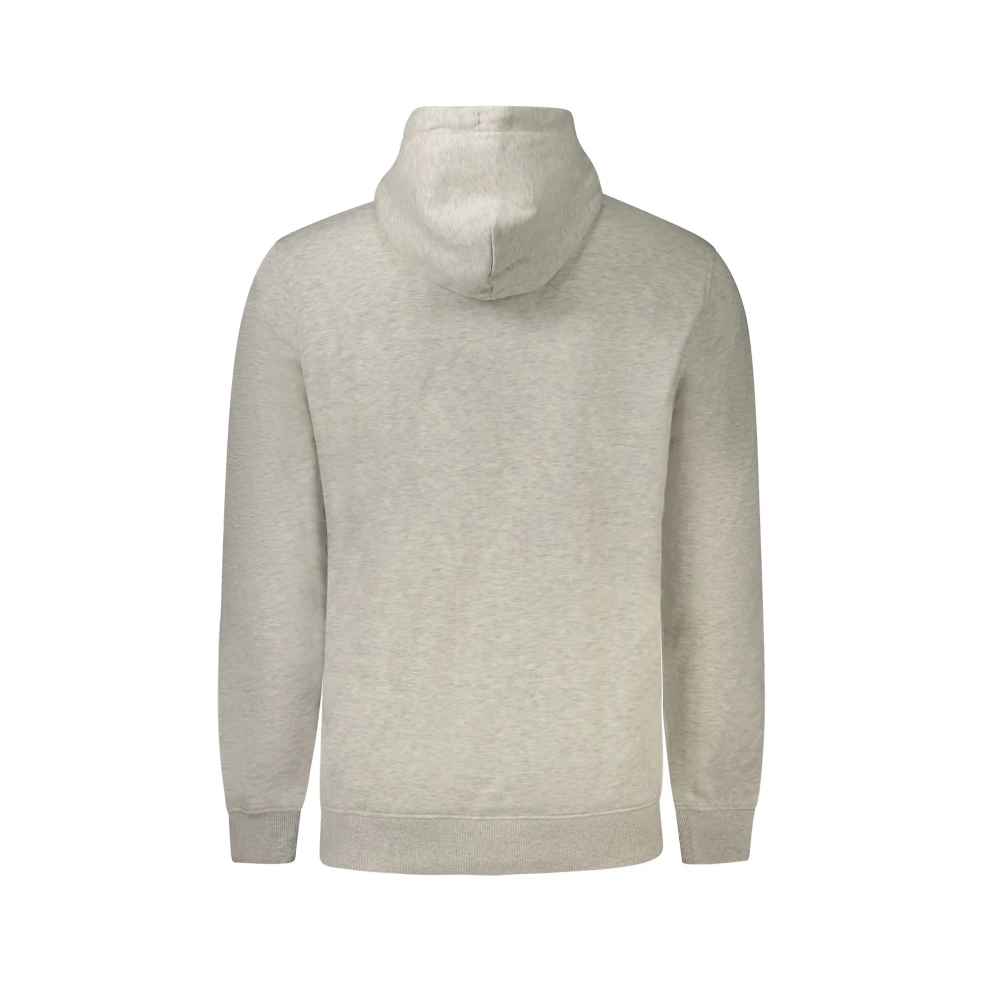 Tommy Hilfiger Felpa Uomo Grigia Cappuccio Felpata Tascone Logo Felpe grigio - vista 2