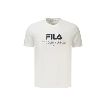 FILA T-SHIRT MANICHE CORTE UOMO BIANCO