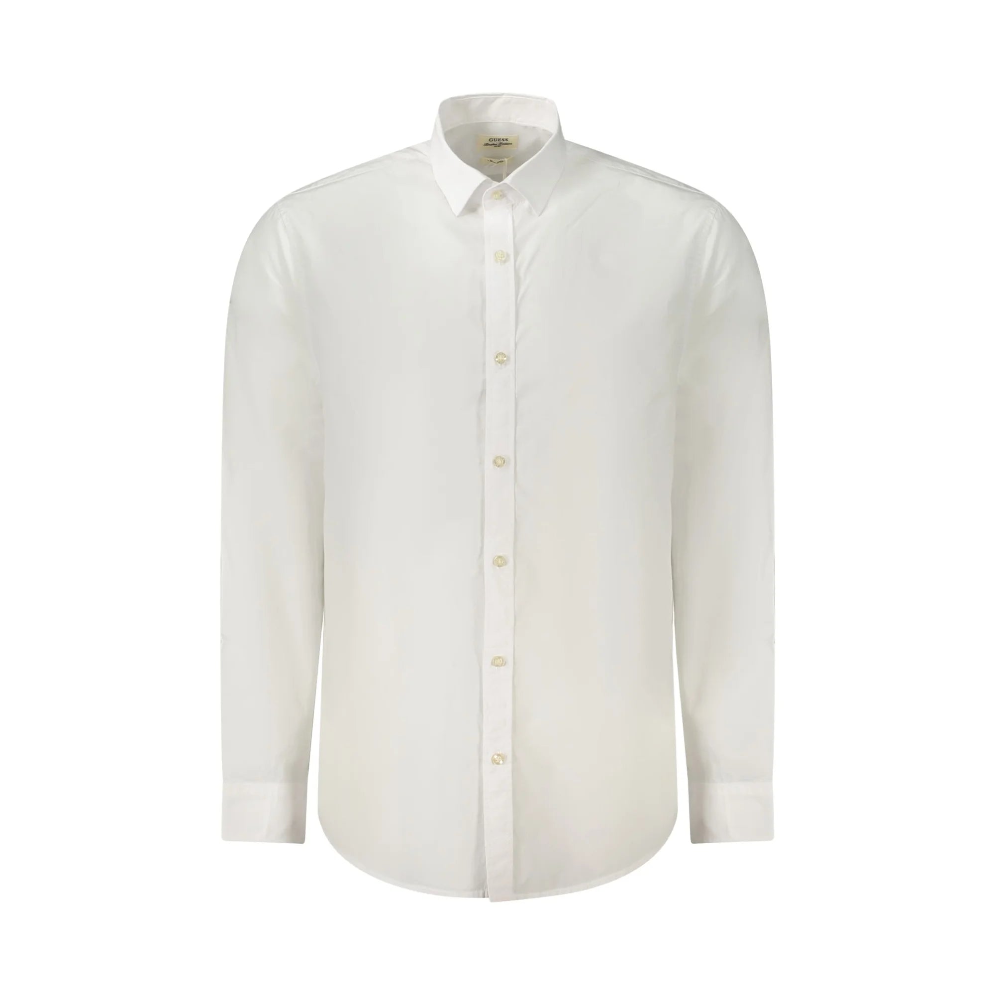 GUESS JEANS CAMICIA MANICHE LUNGHE UOMO BIANCO