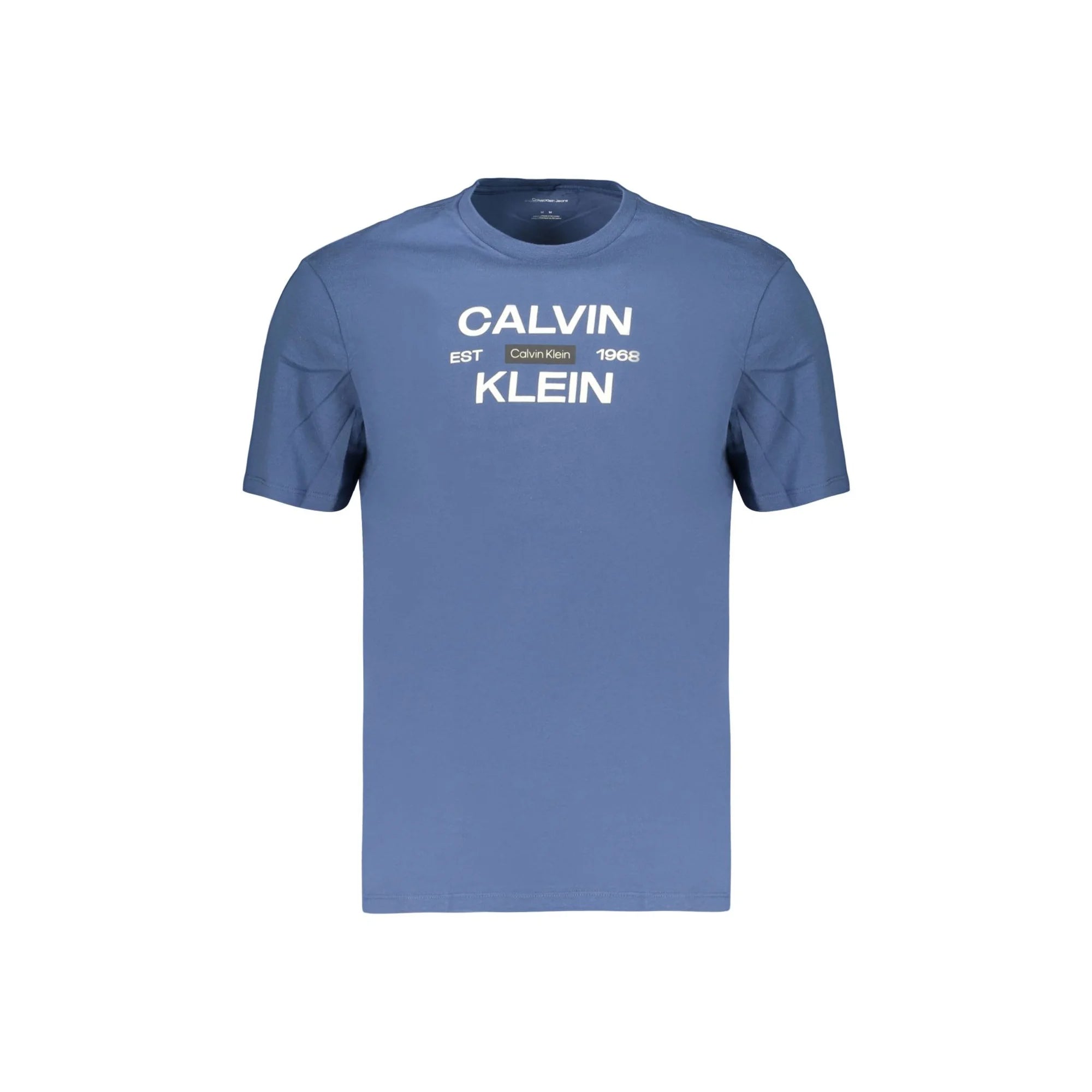 CALVIN KLEIN T-SHIRT MANICHE CORTE UOMO BLU