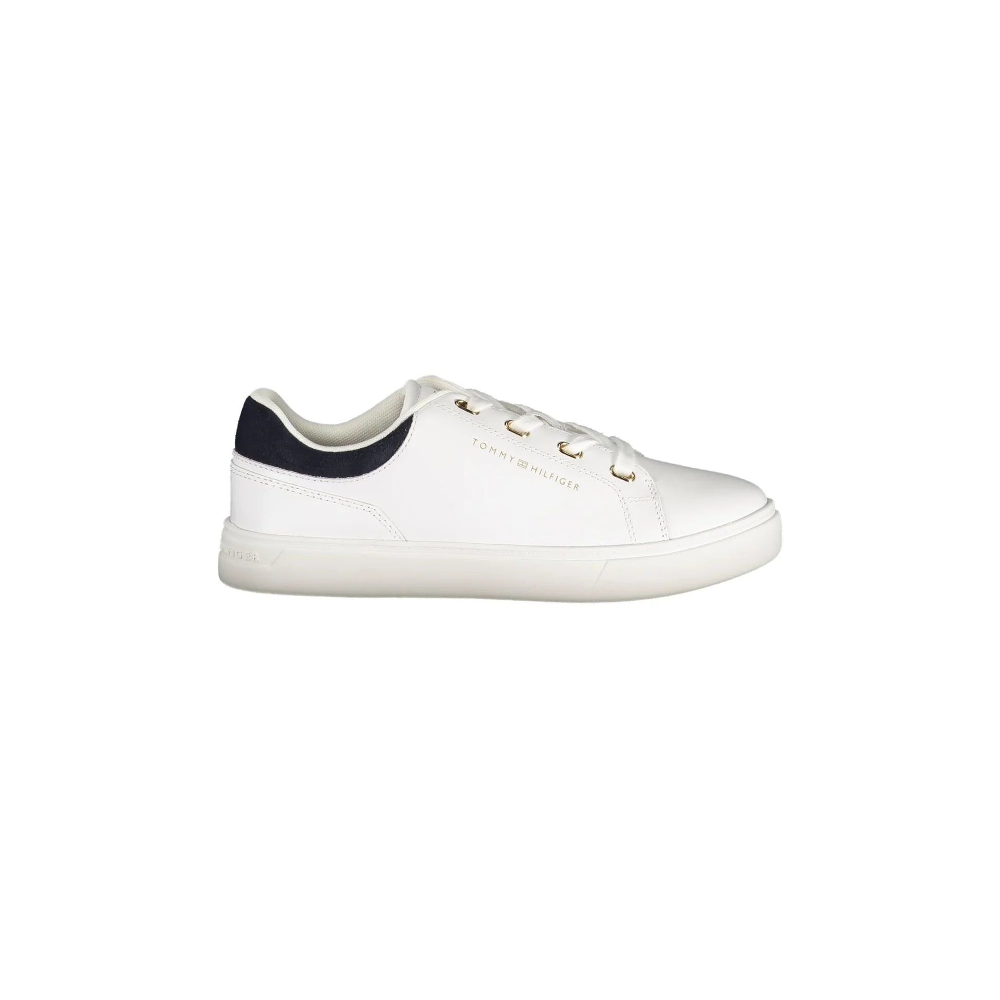 TOMMY HILFIGER Calzatura Sportiva Donna Bianco con Lacci e Logo Sneakers - foto prodotto