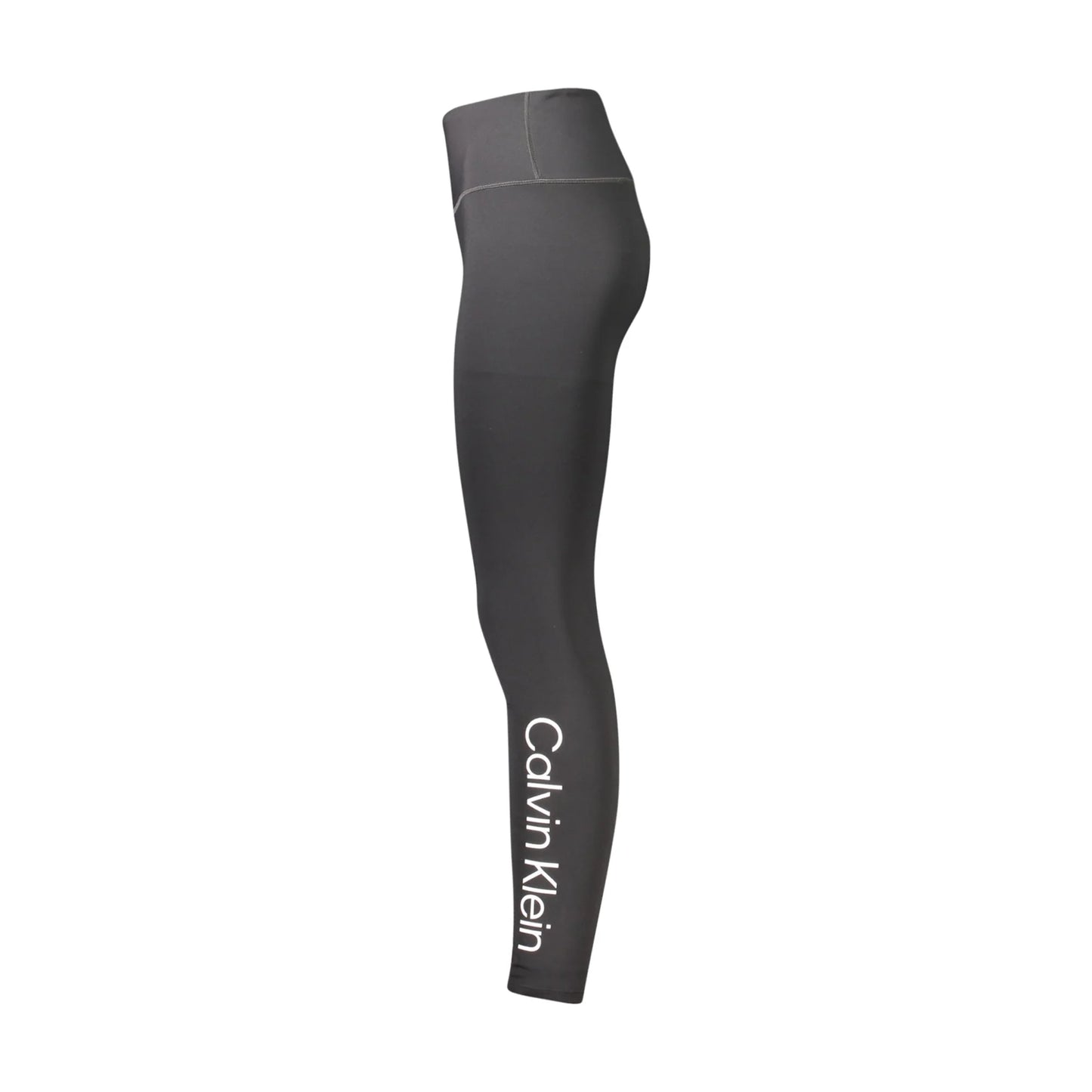 Calvin Klein Pantaloni Leggins Donna Nero Stampa Logo - vista 3