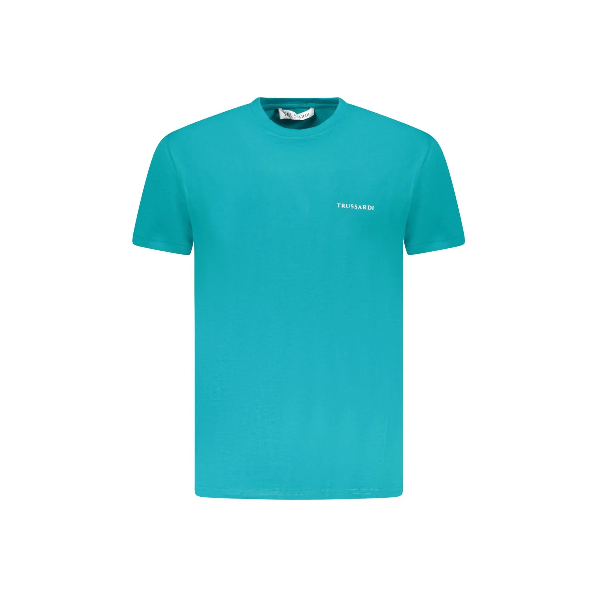 TRUSSARDI T-SHIRT MANICHE CORTE UOMO AZZURRO