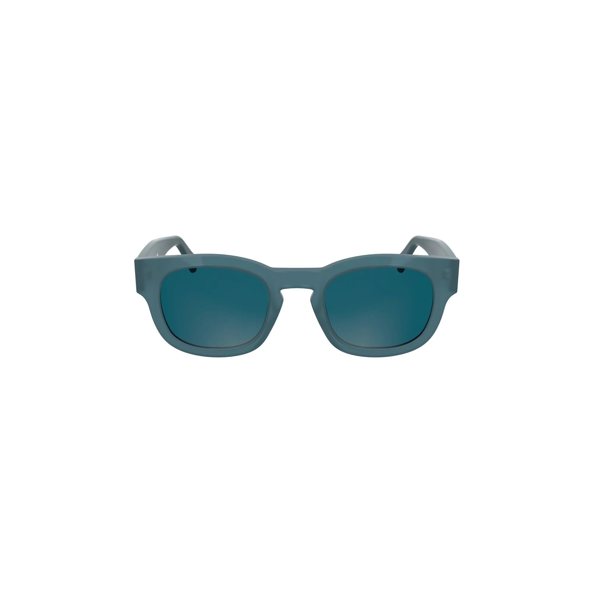 Calvin Klein Occhiali da Sole Donna Blu Lente Rotonda Logo - foto prodotto
