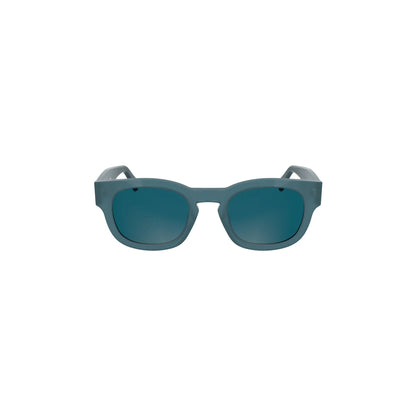 Calvin Klein Occhiali da Sole Donna Blu Lente Rotonda Logo - foto prodotto