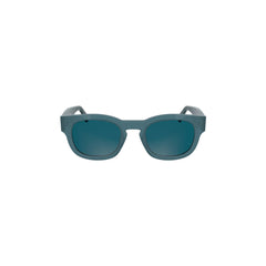 Calvin Klein Lunettes de soleil Femme Bleu Verre Rond Logo