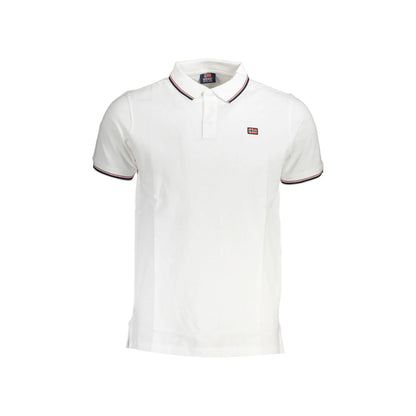 Norway 1963 Polo Maniche Corte Uomo Bianca Logo Bianco - foto prodotto