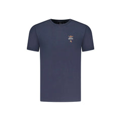 Aeronautica Militare T-Shirt Uomo Blu Girocollo Cotone Stampa