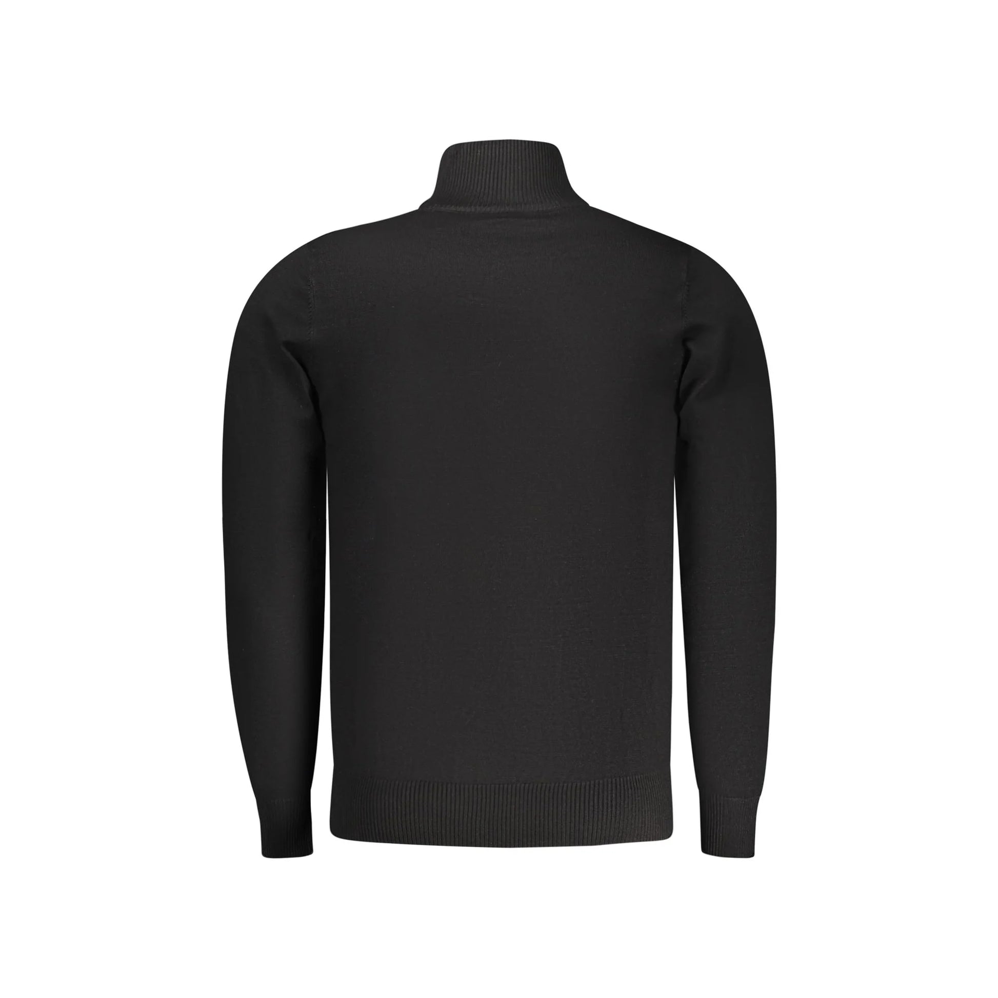Coveri Moving Maglia Uomo Nera Mezzo Zip Ricamo Maglie nero - vista 2