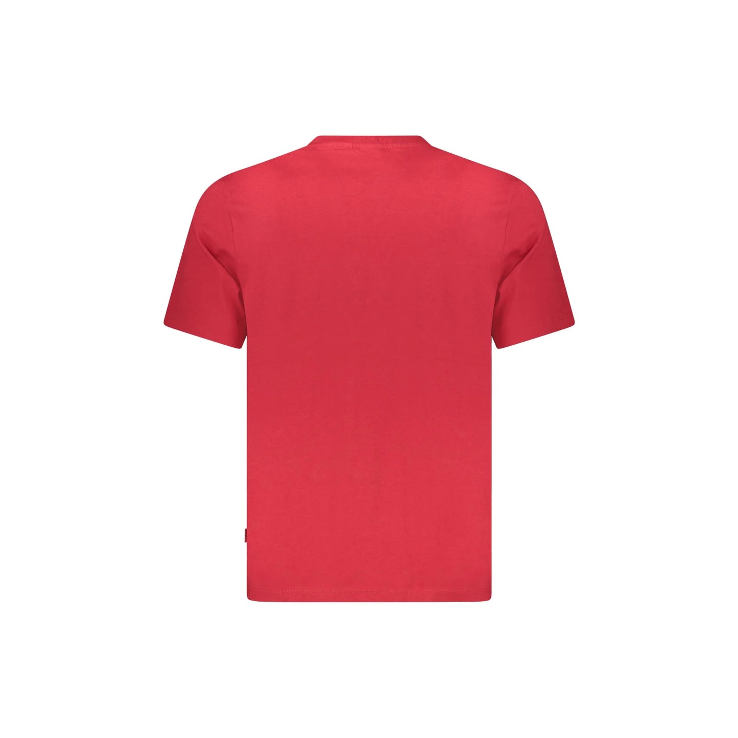 Pepe Jeans T-Shirt Maniche Corte Uomo Rossa Ricamo rosso - vista 2