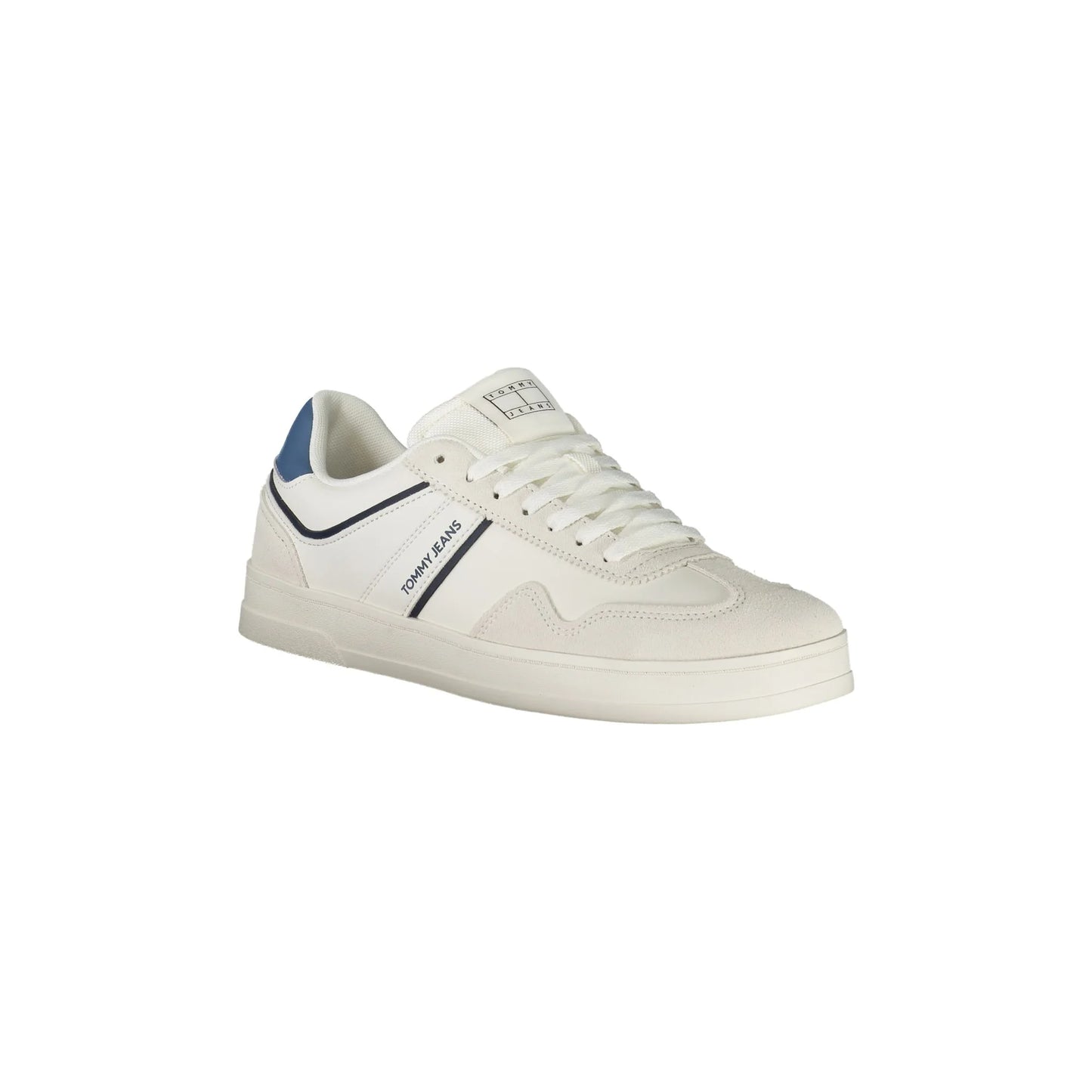 TOMMY HILFIGER Scarpe Sneakers Uomo Bianche con Dettagli a Contrasto bianco - vista 2