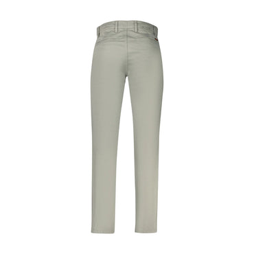 Boss Pantaloni Uomo Verde Tapered Fit Logo - vista 2