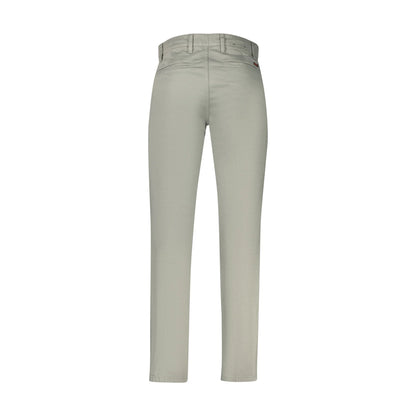 Boss Pantaloni Uomo Verde Tapered Fit Logo - vista 2