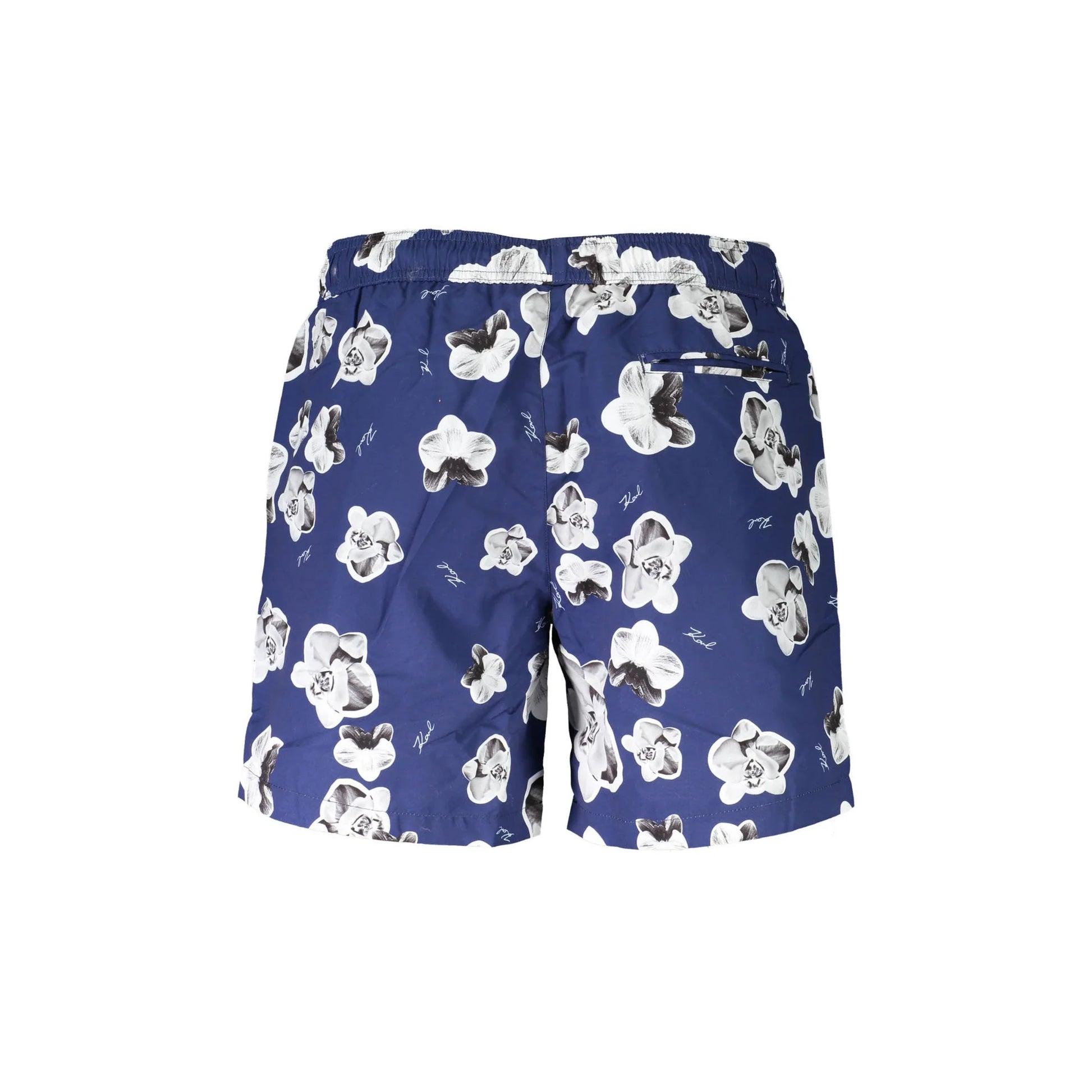 Karl Lagerfeld Beachwear Costume da Mare Uomo Blu Logo - vista 2