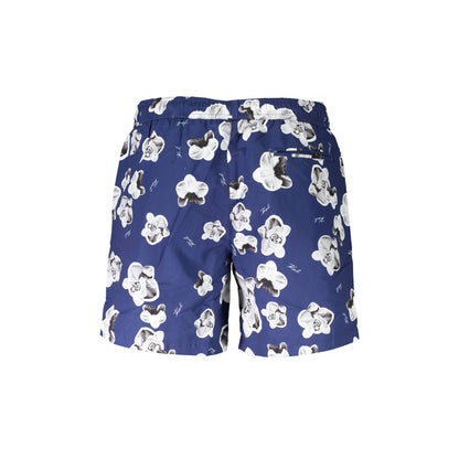 Karl Lagerfeld Beachwear Costume da Mare Uomo Blu Logo - vista 2